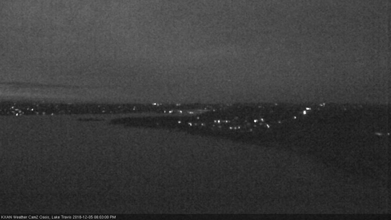 Lake Travis webcam, December 5, 2018 5:05 PM CT