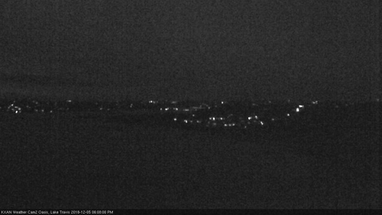 Lake Travis webcam, December 5, 2018 5:10 PM CT