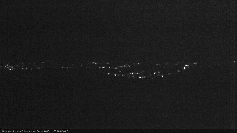Lake Travis webcam, December 5, 2018 5:40 PM CT