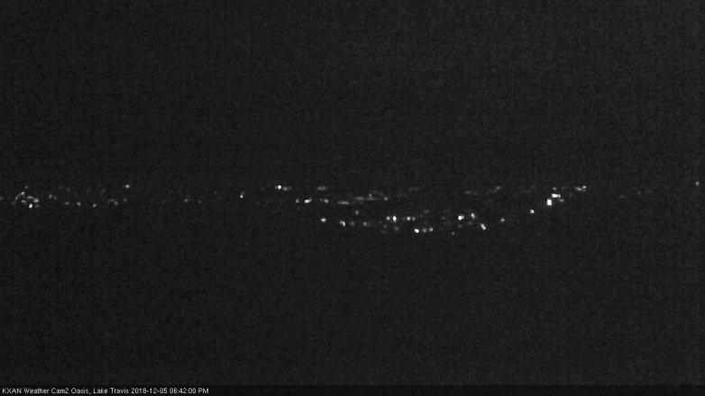 Lake Travis webcam, December 5, 2018 5:45 PM CT