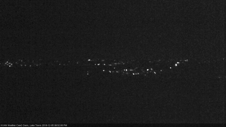 Lake Travis webcam, December 5, 2018 5:55 PM CT