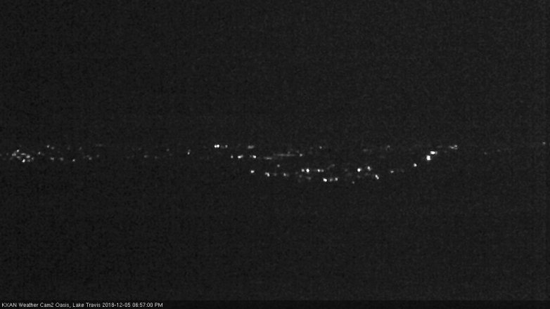 Lake Travis webcam, December 5, 2018 6:00 PM CT