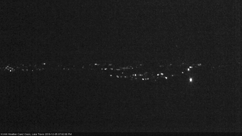 Lake Travis webcam, December 5, 2018 6:05 PM CT