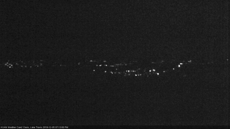 Lake Travis webcam, December 5, 2018 6:15 PM CT
