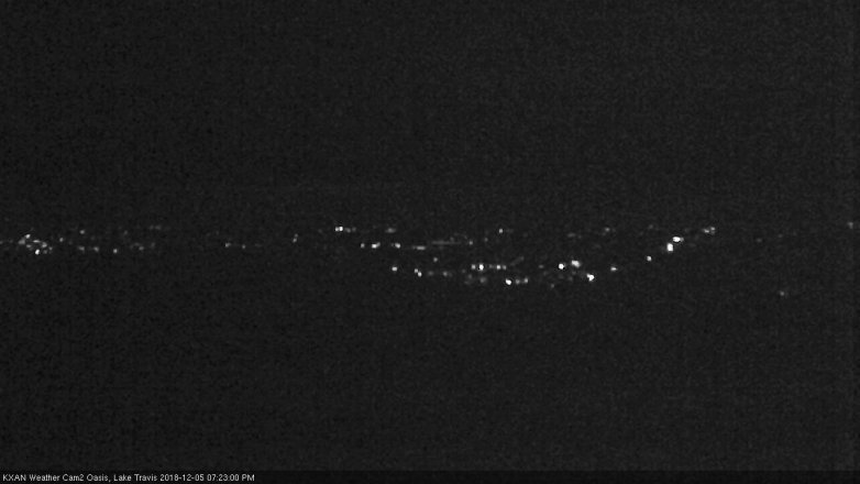 Lake Travis webcam, December 5, 2018 6:25 PM CT