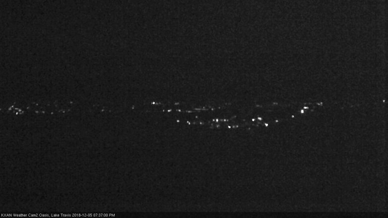 Lake Travis webcam, December 5, 2018 6:40 PM CT