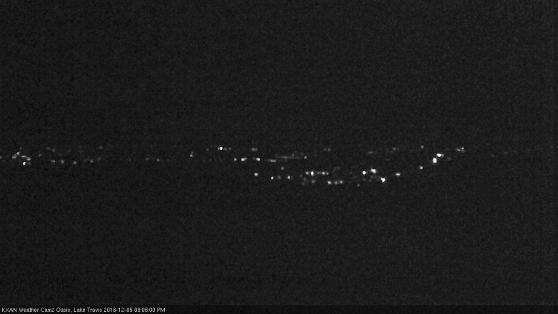 Lake Travis webcam, December 5, 2018 7:10 PM CT