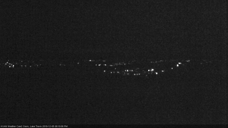Lake Travis webcam, December 5, 2018 7:20 PM CT