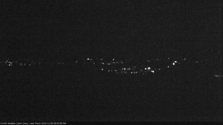 Lake Travis webcam, December 5, 2018 8:55 PM CT