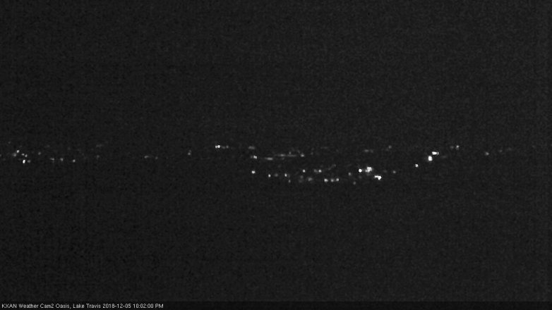 Lake Travis webcam, December 5, 2018 9:05 PM CT