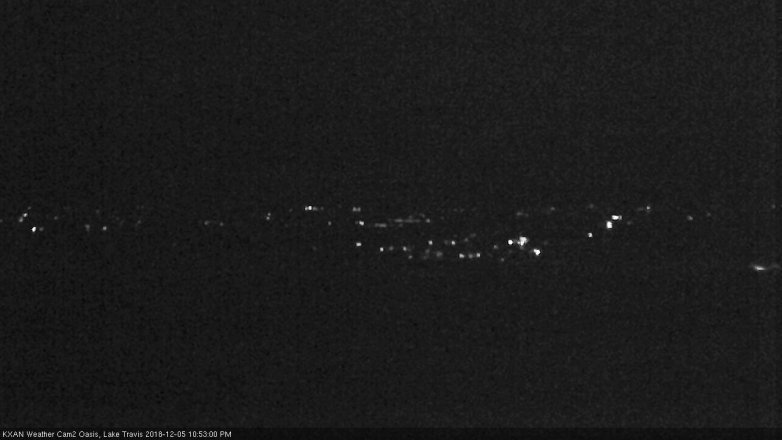 Lake Travis webcam, December 5, 2018 9:55 PM CT