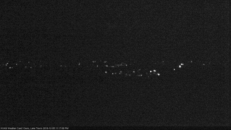 Lake Travis webcam, December 5, 2018 10:20 PM CT