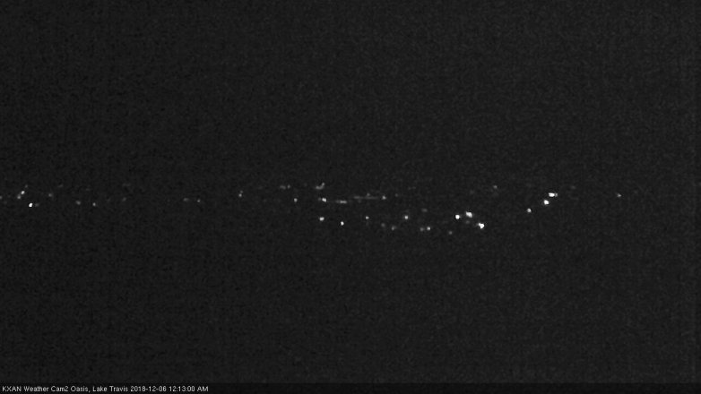 Lake Travis webcam, December 5, 2018 11:15 PM CT