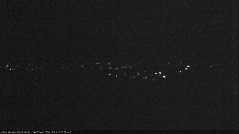 Lake Travis webcam, December 5, 2018 11:20 PM CT