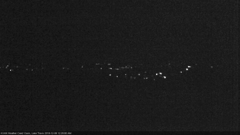 Lake Travis webcam, December 5, 2018 11:30 PM CT