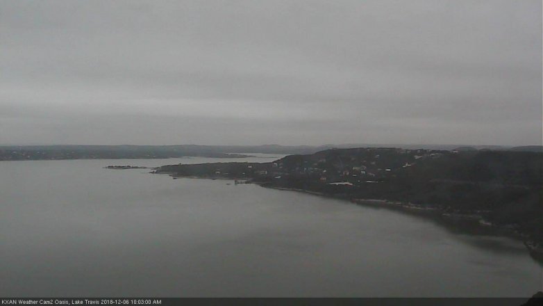 Lake Travis webcam, December 6, 2018 9:05 AM CT