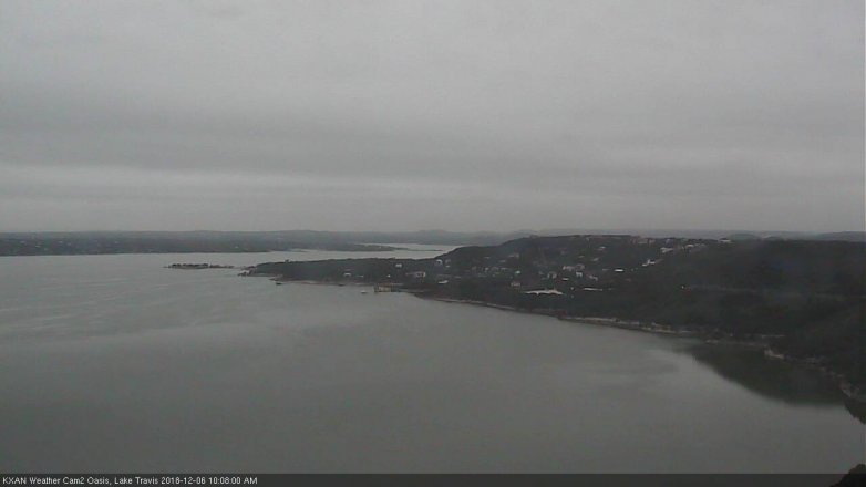 Lake Travis webcam, December 6, 2018 9:10 AM CT
