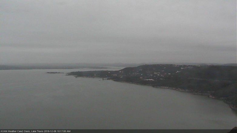 Lake Travis webcam, December 6, 2018 9:20 AM CT