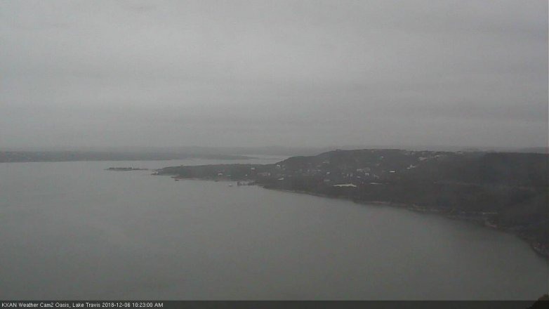Lake Travis webcam, December 6, 2018 9:25 AM CT