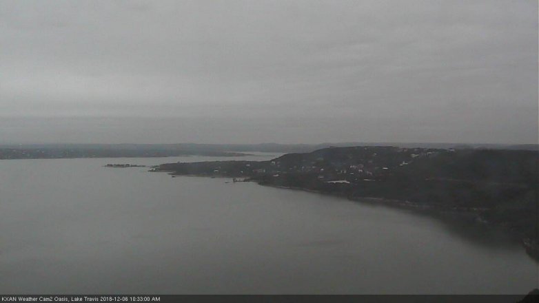 Lake Travis webcam, December 6, 2018 9:35 AM CT