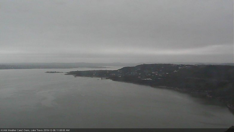 Lake Travis webcam, December 6, 2018 10:10 AM CT