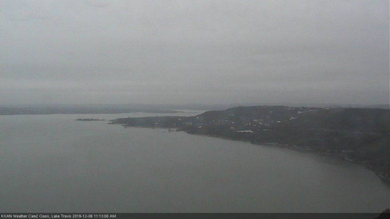 Lake Travis webcam, December 6, 2018 10:15 AM CT