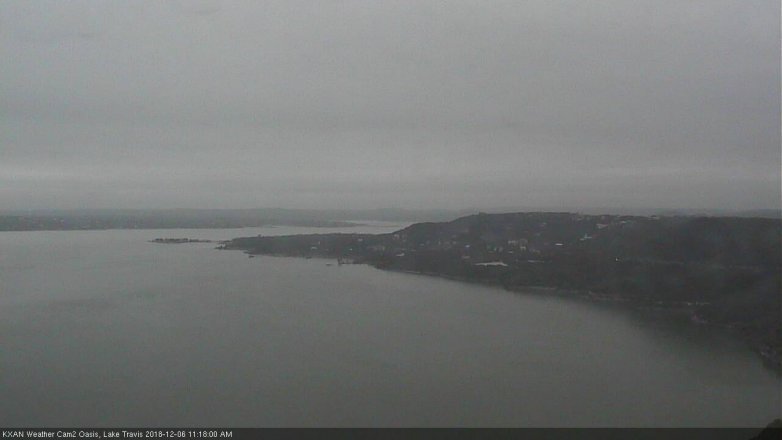 Lake Travis webcam, December 6, 2018 10:20 AM CT