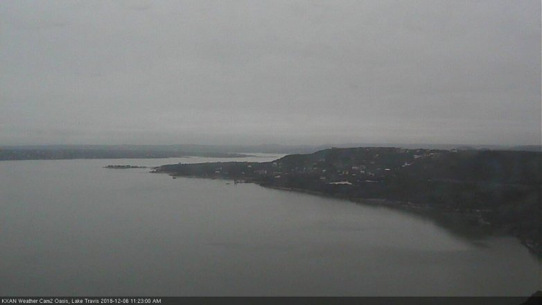 Lake Travis webcam, December 6, 2018 10:25 AM CT