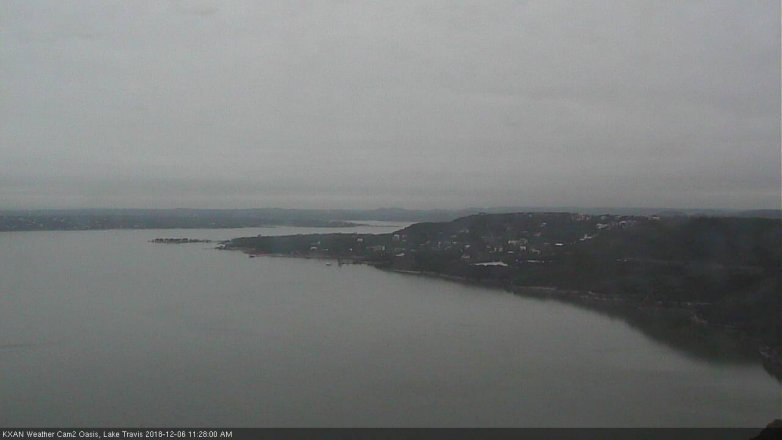 Lake Travis webcam, December 6, 2018 10:30 AM CT
