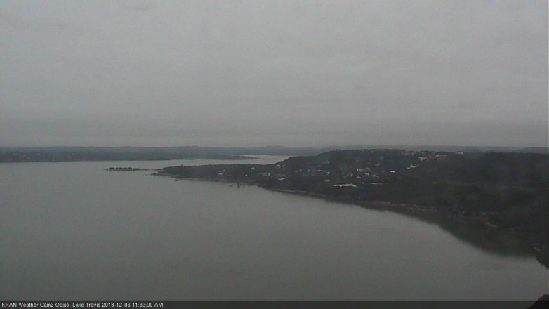 Lake Travis webcam, December 6, 2018 10:35 AM CT
