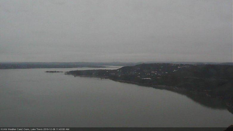 Lake Travis webcam, December 6, 2018 10:45 AM CT