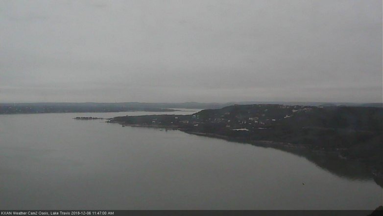 Lake Travis webcam, December 6, 2018 10:50 AM CT