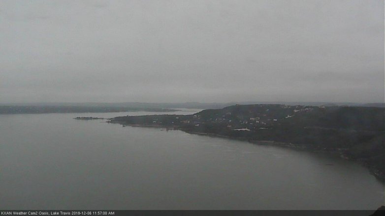 Lake Travis webcam, December 6, 2018 11:00 AM CT