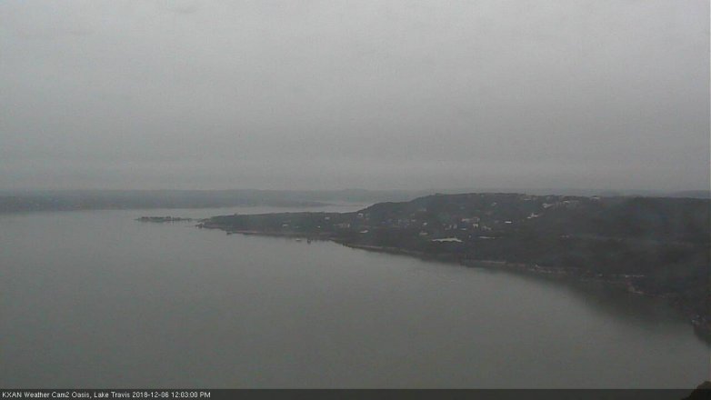 Lake Travis webcam, December 6, 2018 11:05 AM CT