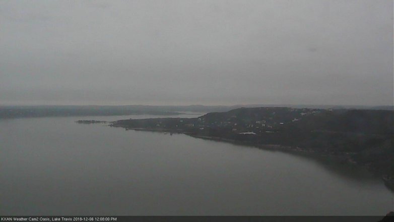 Lake Travis webcam, December 6, 2018 11:10 AM CT