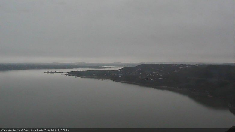 Lake Travis webcam, December 6, 2018 11:20 AM CT