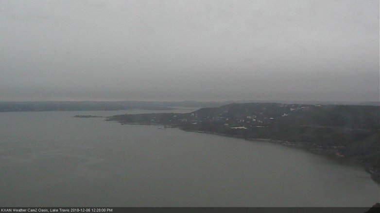 Lake Travis webcam, December 6, 2018 11:30 AM CT