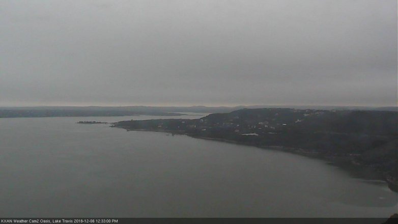 Lake Travis webcam, December 6, 2018 11:35 AM CT