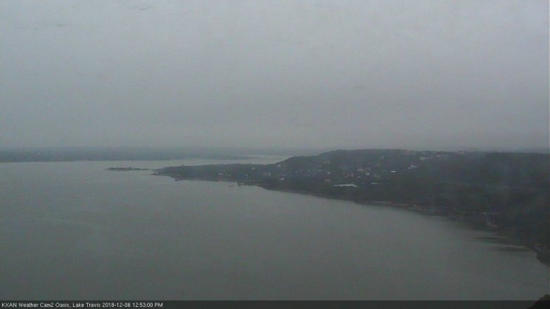 Lake Travis webcam, December 6, 2018 11:55 AM CT