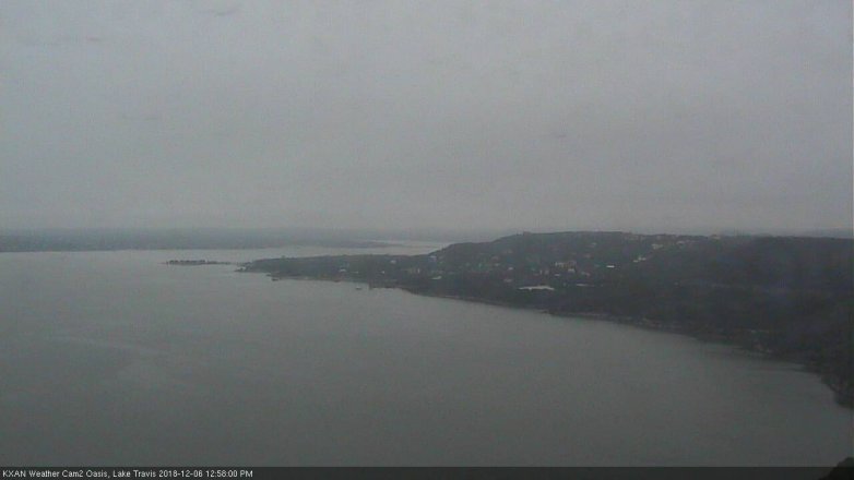 Lake Travis webcam, December 6, 2018 12:00 PM CT