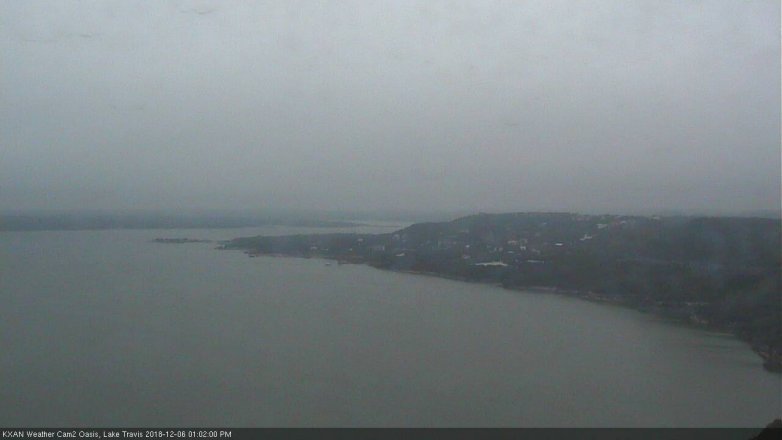 Lake Travis webcam, December 6, 2018 12:05 PM CT