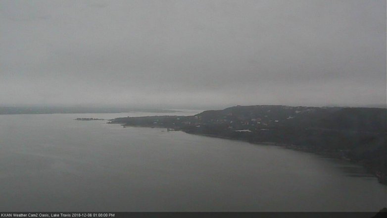 Lake Travis webcam, December 6, 2018 12:10 PM CT