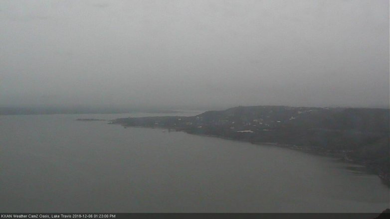 Lake Travis webcam, December 6, 2018 12:25 PM CT