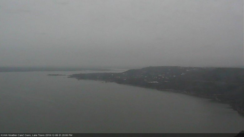 Lake Travis webcam, December 6, 2018 12:30 PM CT