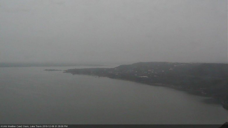 Lake Travis webcam, December 6, 2018 12:40 PM CT