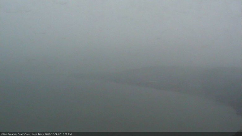 Lake Travis webcam, December 6, 2018 1:15 PM CT