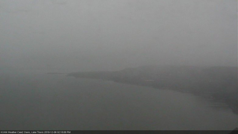Lake Travis webcam, December 6, 2018 1:20 PM CT