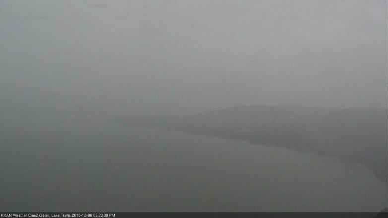 Lake Travis webcam, December 6, 2018 1:25 PM CT