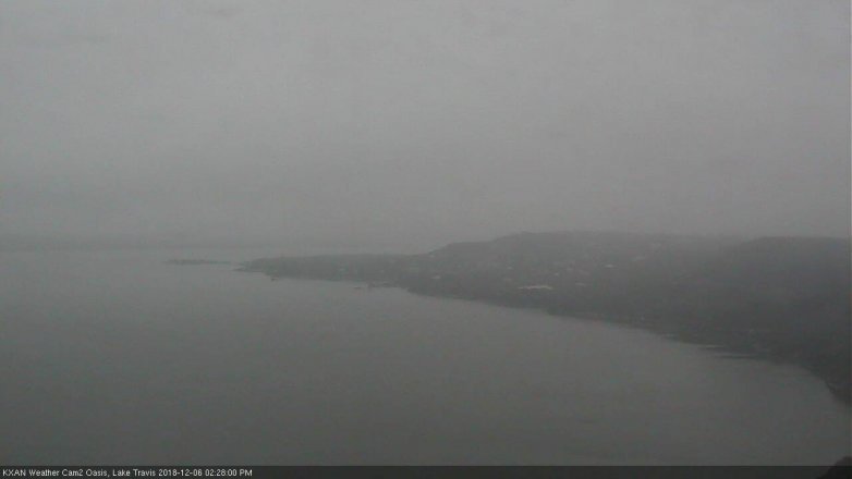 Lake Travis webcam, December 6, 2018 1:30 PM CT