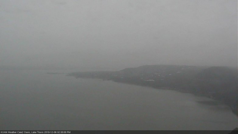 Lake Travis webcam, December 6, 2018 1:40 PM CT